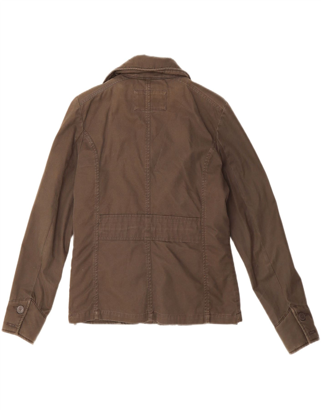 ARMANI JEANS Womens Utility Jacket IT 40 Small Brown Cotton Vintage Armani Jeans and Second-Hand Armani Jeans from Messina Hembry 