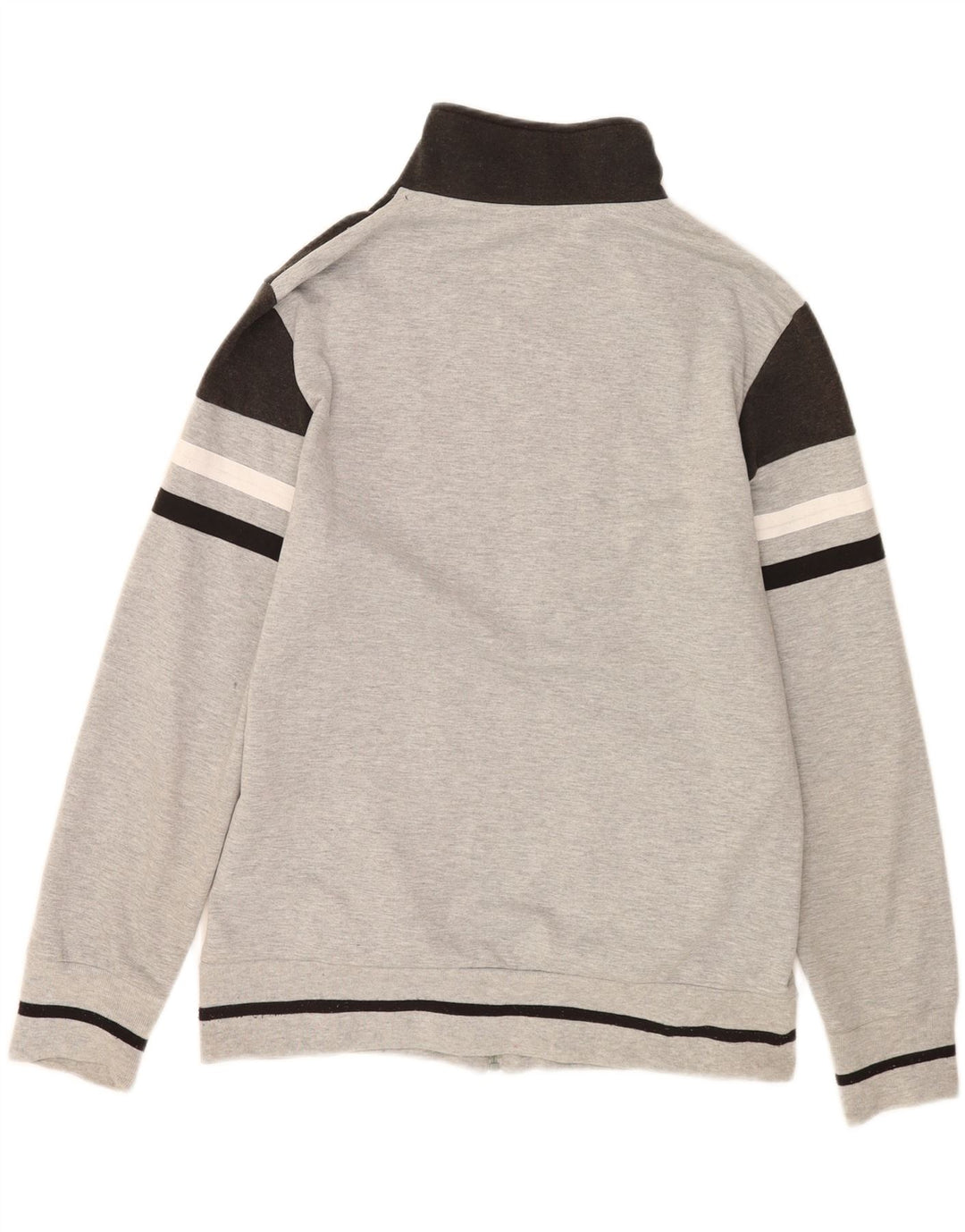 Giacca da tuta da uomo Umbro grande in poliestere color block grigio