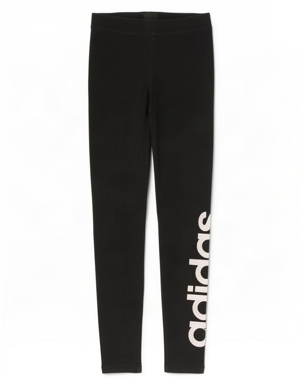Leggings grafici Adidas bambina 13-14 anni in cotone nero