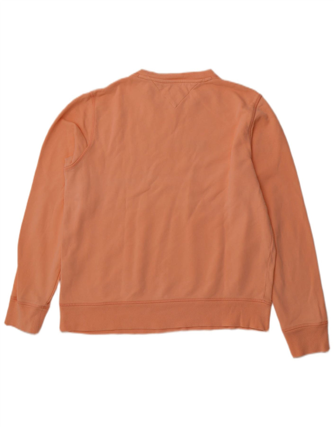 TOMMY HILFIGER Felpa con grafica da donna Maglione UK 16 Grande cotone rosa