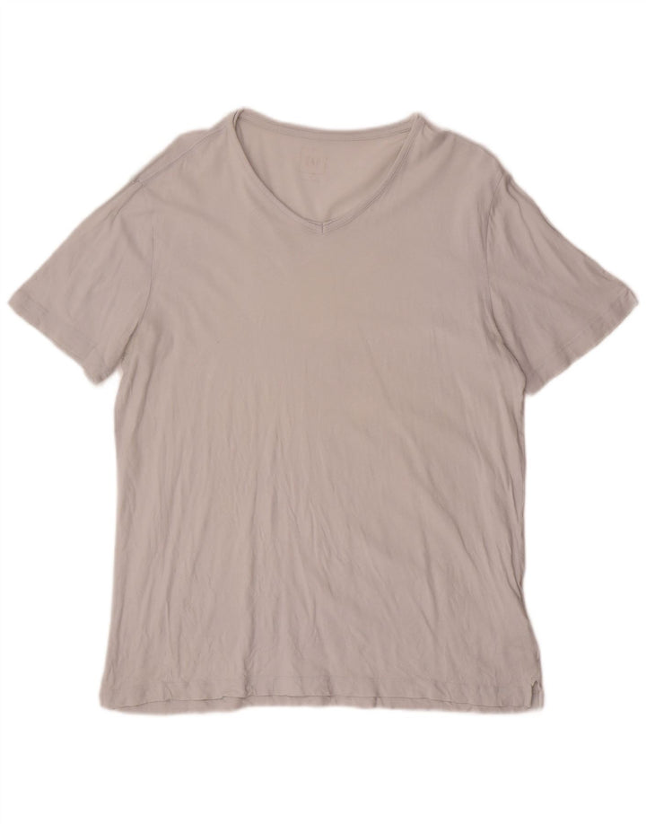 T-shirt da uomo Gap Top in cotone grigio medio