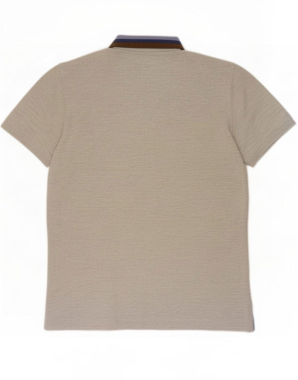 Polo da uomo dal taglio casual Massimo Dutti, grande, color grigio