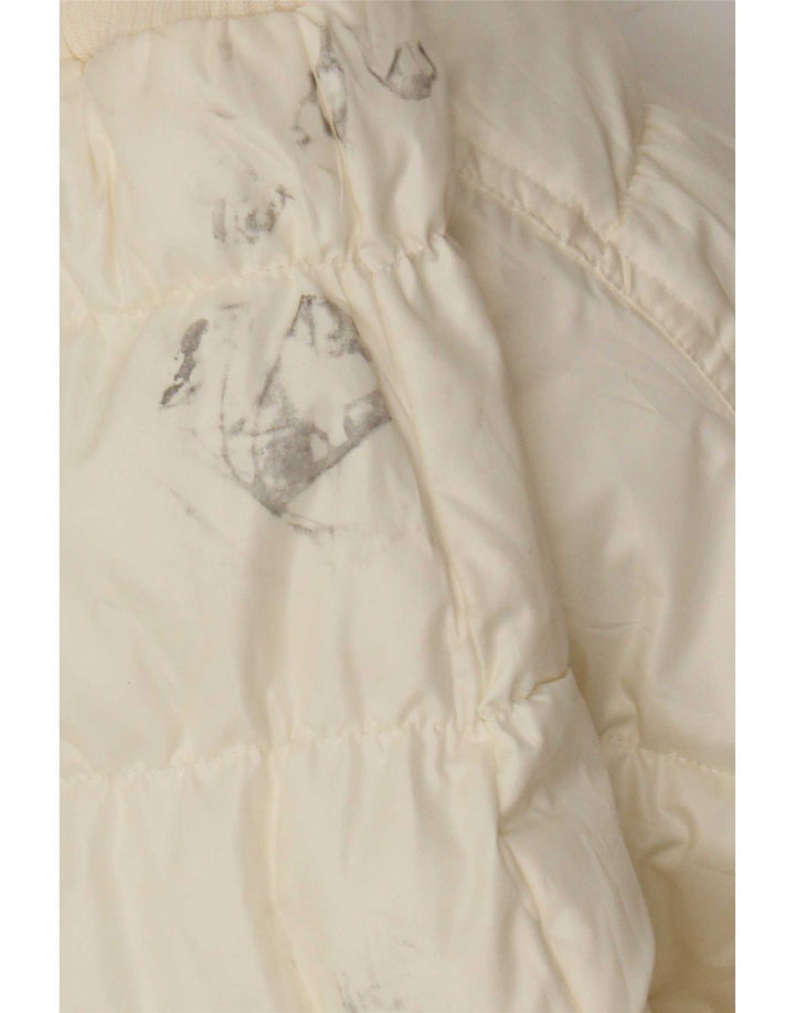 Giacca imbottita con cappuccio da donna Lee UK 6 XS bianca in poliammide