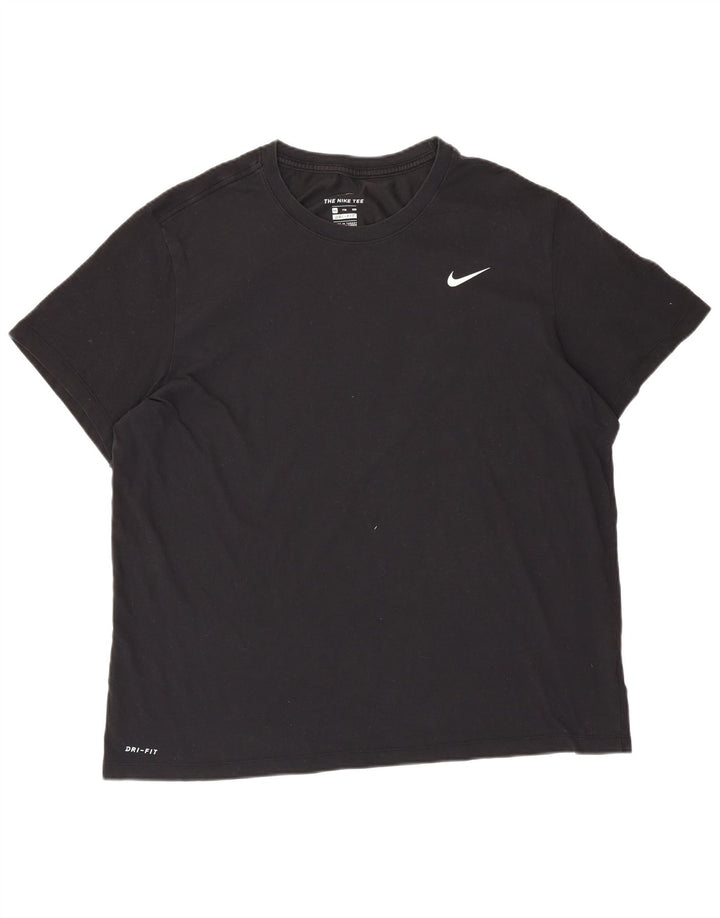 T-shirt da uomo NIKE Dri Fit Top 2XL cotone nero