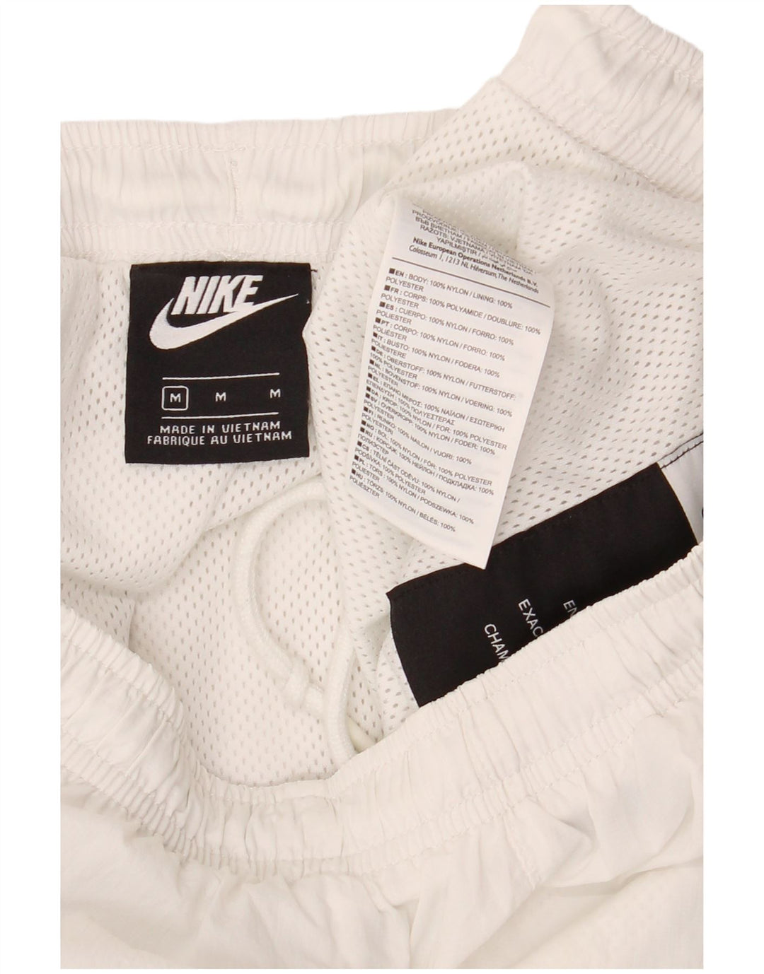 Pantaloni da tuta da uomo Nike Joggers Medium White Colourblock Nylon