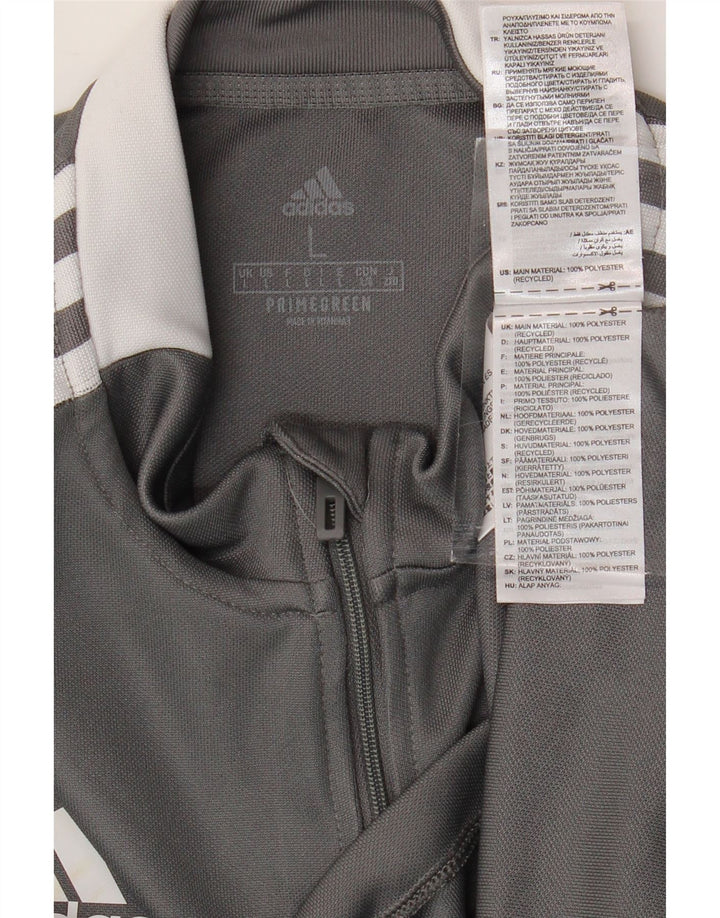 Top da tuta ADIDAS Aeroready Graphic Pullover Large grigio