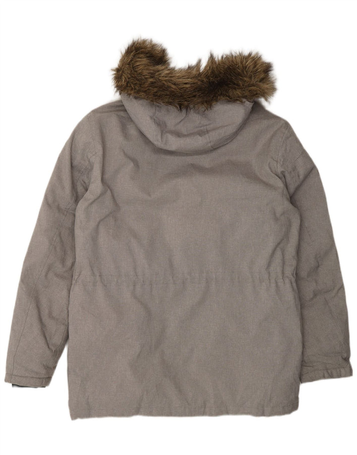 Giacca imbottita con cappuccio da uomo Jack & Jones UK 40 Large Grey Colourblock
