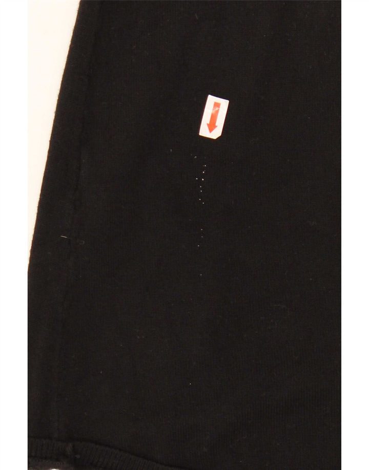 Maglione cardigan aperto da donna Zara UK 10 piccolo in viscosa nera