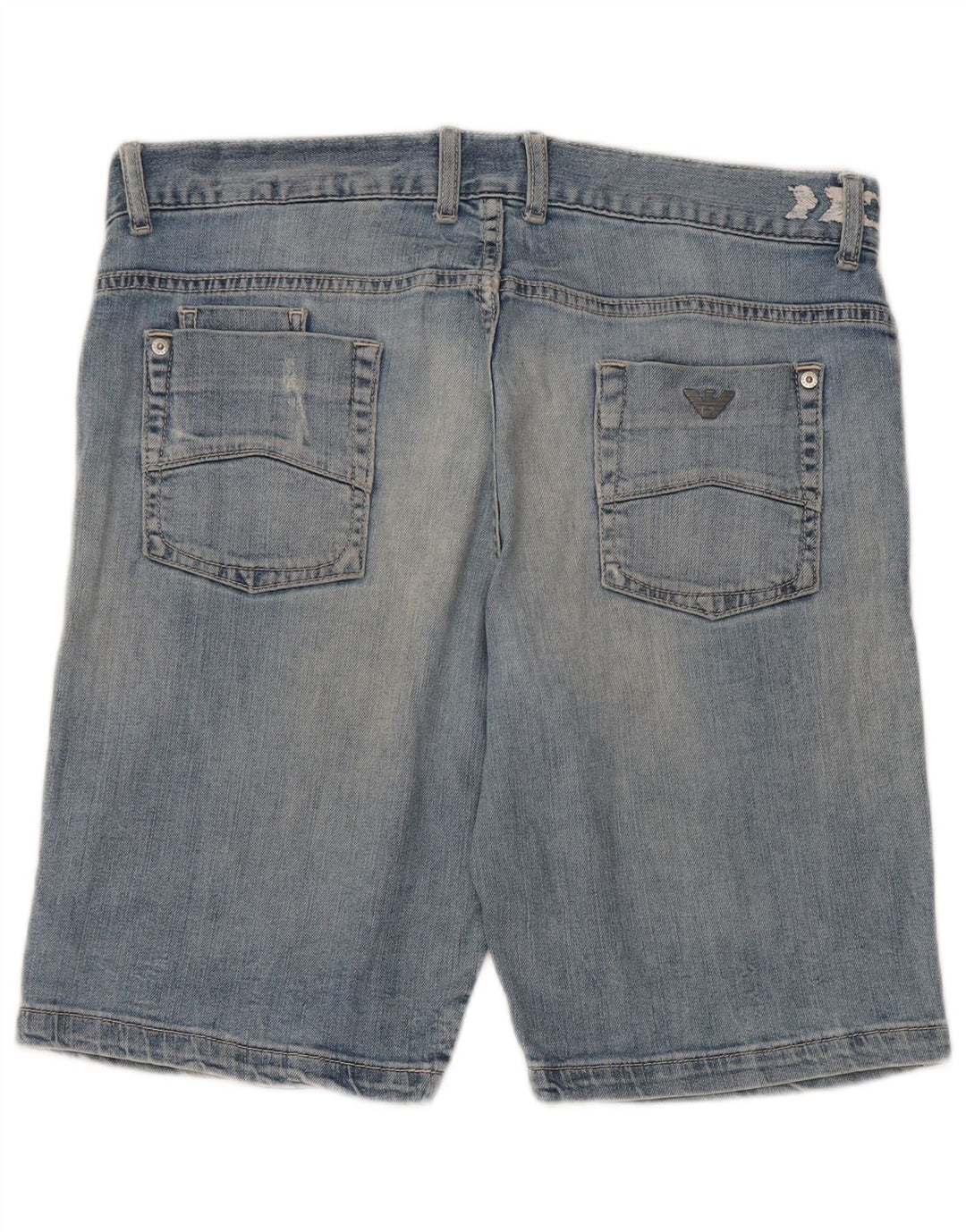 Shorts in denim da bambino Armani 15-16 anni W34 cotone blu