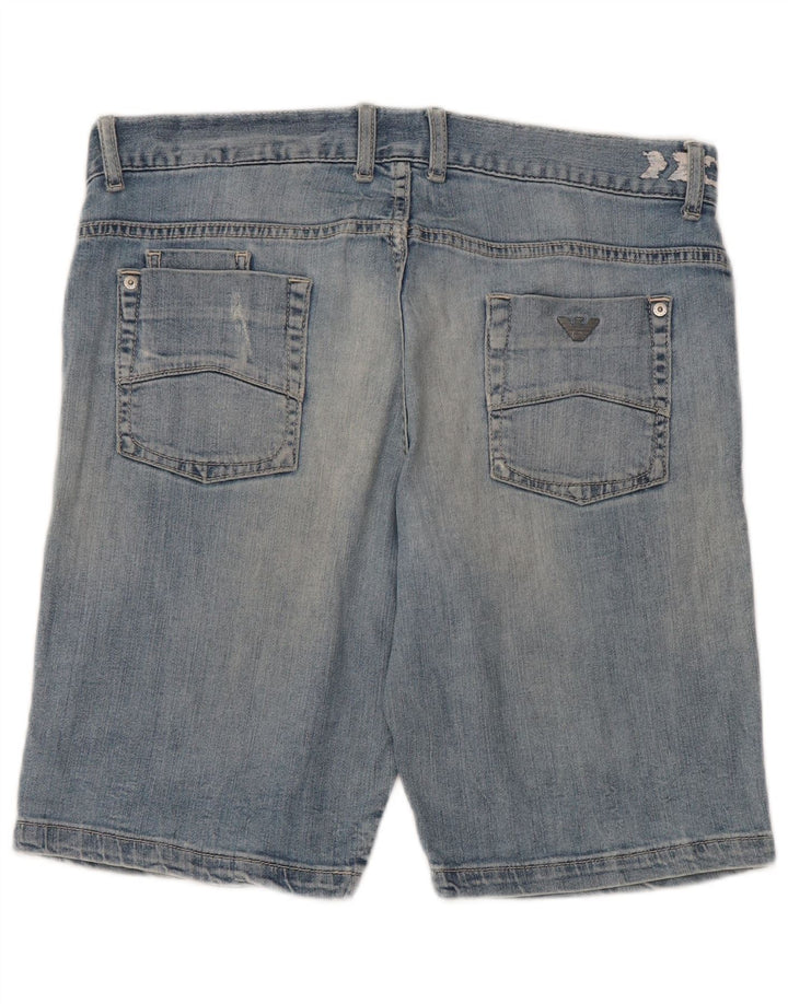 Shorts in denim da bambino Armani 15-16 anni W34 cotone blu