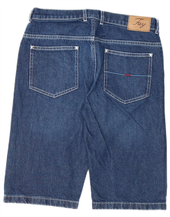 Shorts in denim da bambino Fay 15-16 anni W28 Blu Cotone