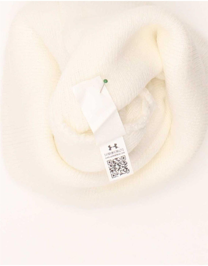 Cappello Beanie da Uomo Under Armour Taglia Unica Bianco Acrilico