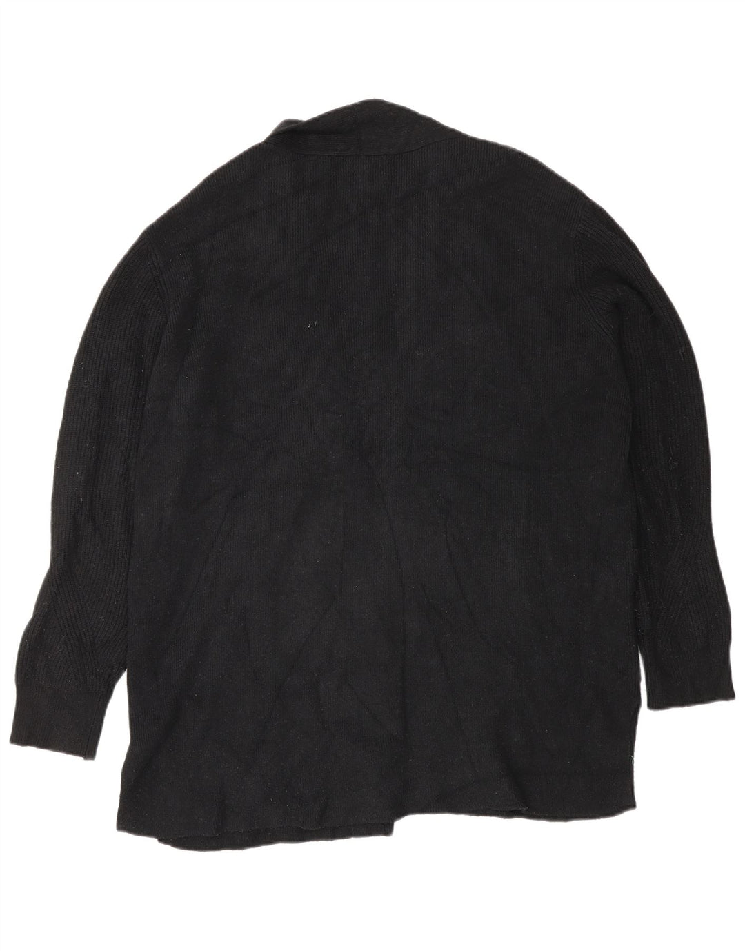 Maglione cardigan aperto oversize da donna Marks & Spencer UK 18 XL Nero