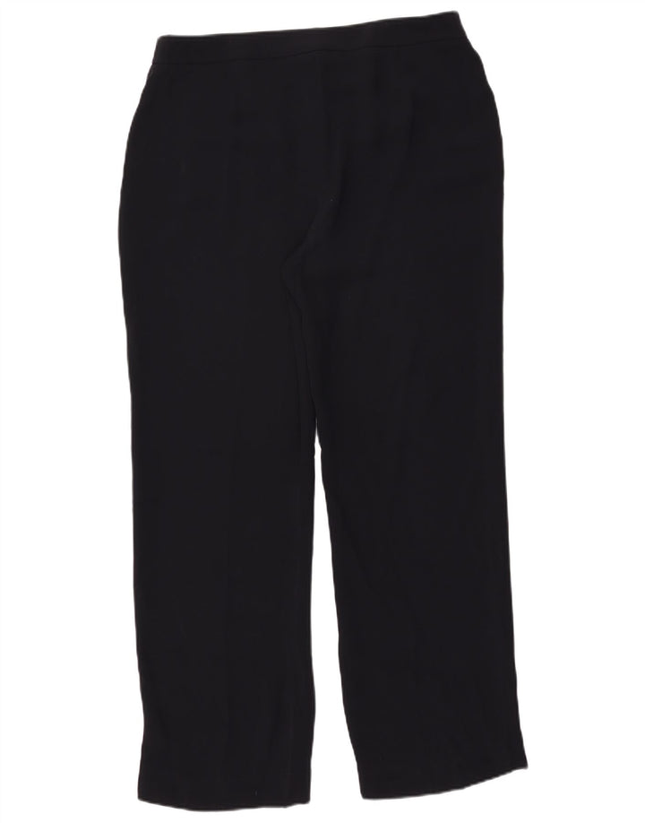 Pantaloni chino da donna Hobbs UK 14 Large W34 L30 poliestere blu navy