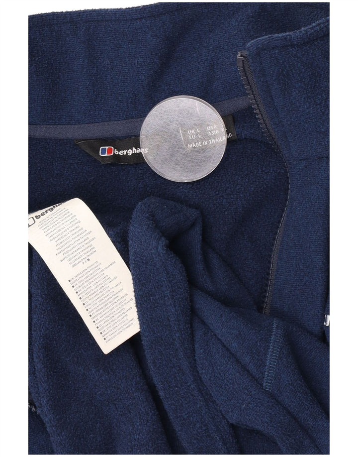 Giacca da tuta da uomo Bergans grande in poliestere blu navy