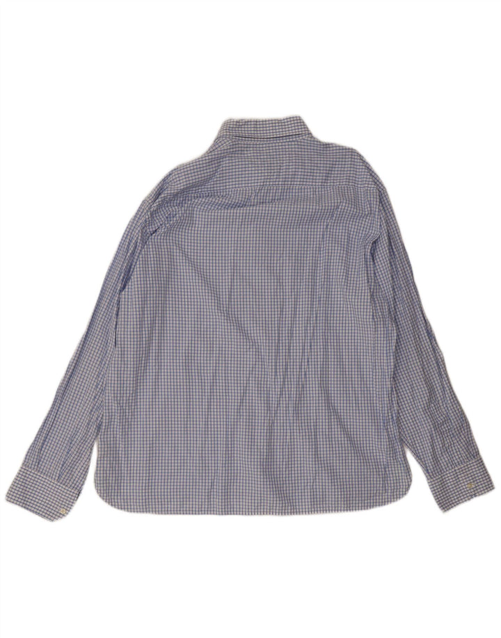 Camicia da uomo Tommy Hilfiger 2XL cotone a quadri blu