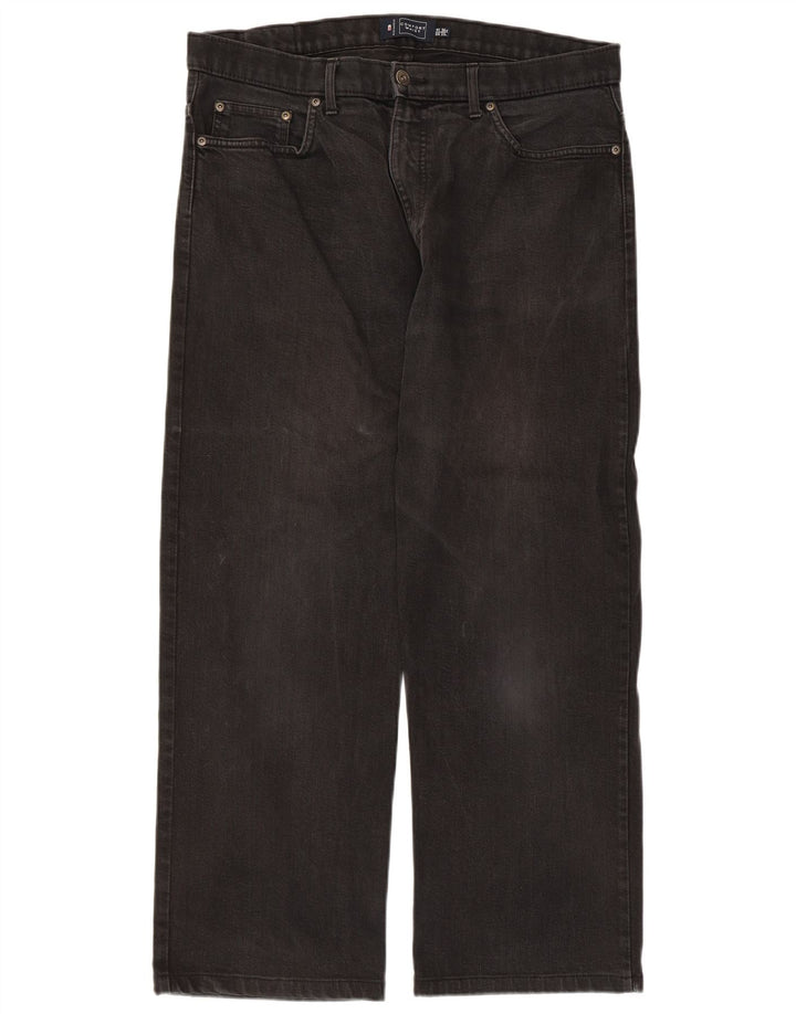 Jeans dritti da uomo Marks & Spencer W36 L27 cotone nero