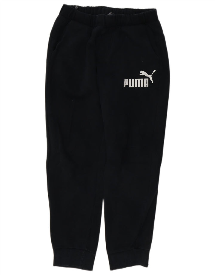 Pantaloni da tuta grafica da uomo Puma Joggers medio cotone nero