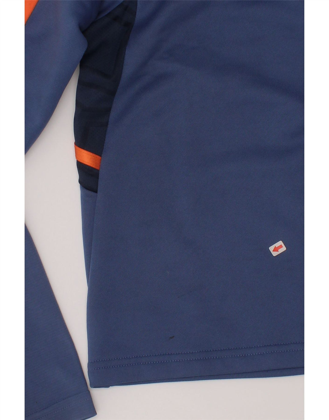 Top della tuta pullover Adidas da ragazzo del Manchester United 9-10 anni blu