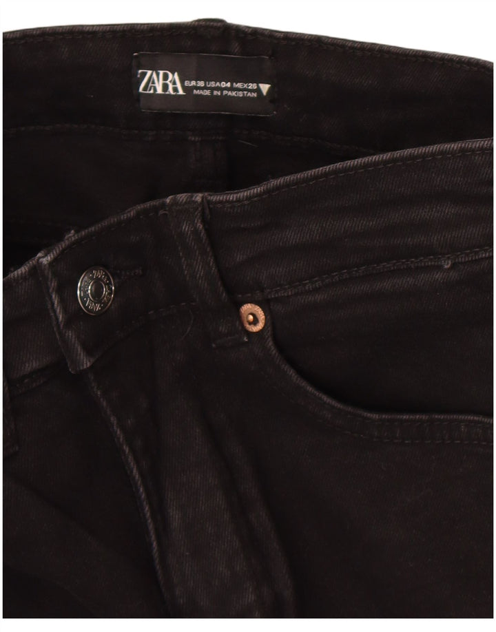 Jeans Bootcut da donna Zara EU 36 XS W26 L25 Nero