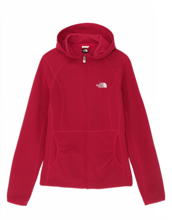 Felpa con cappuccio e zip in pile da donna The North Face UK 6 XS Borgogna Sports