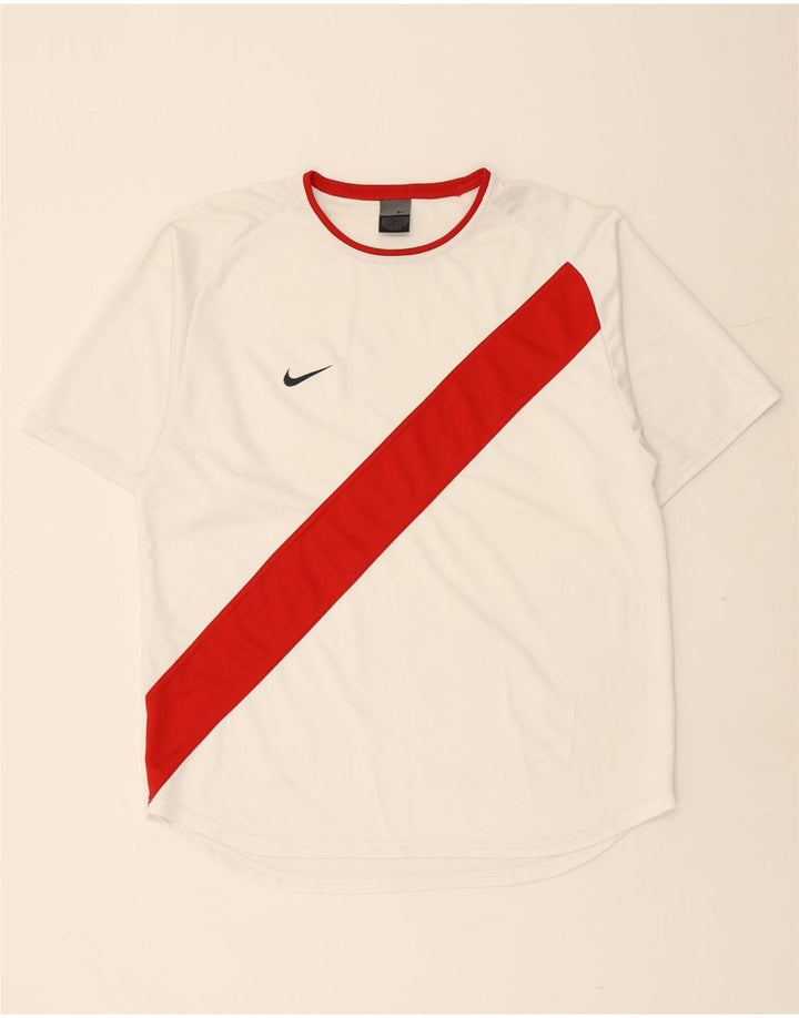 T-shirt da uomo NIKE Top color bianco medio