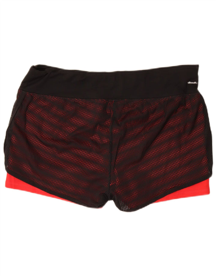 Pantaloncini sportivi ADIDAS Climalite da donna UK 20/22 XL Poliestere nero