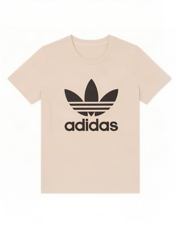 T-shirt grafica da donna Adidas Top UK 8 Small in cotone grigio