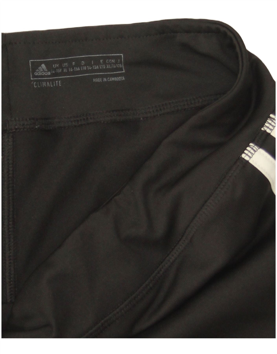 Leggings Adidas Climalite Bambina 14-15 Anni Poliestere Nero
