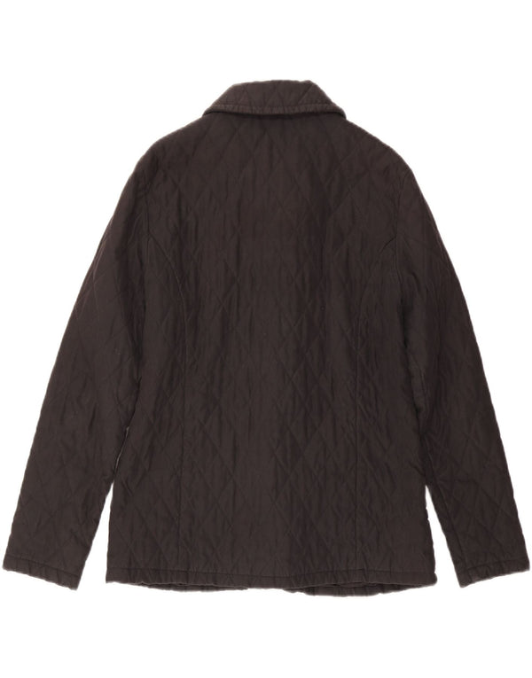 Giacca trapuntata da donna BARBOUR UK 14 grande nera