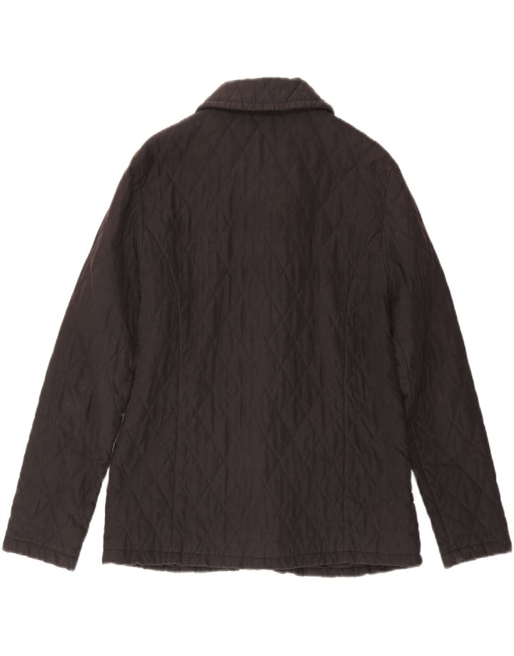 Giacca trapuntata da donna BARBOUR UK 14 grande nera