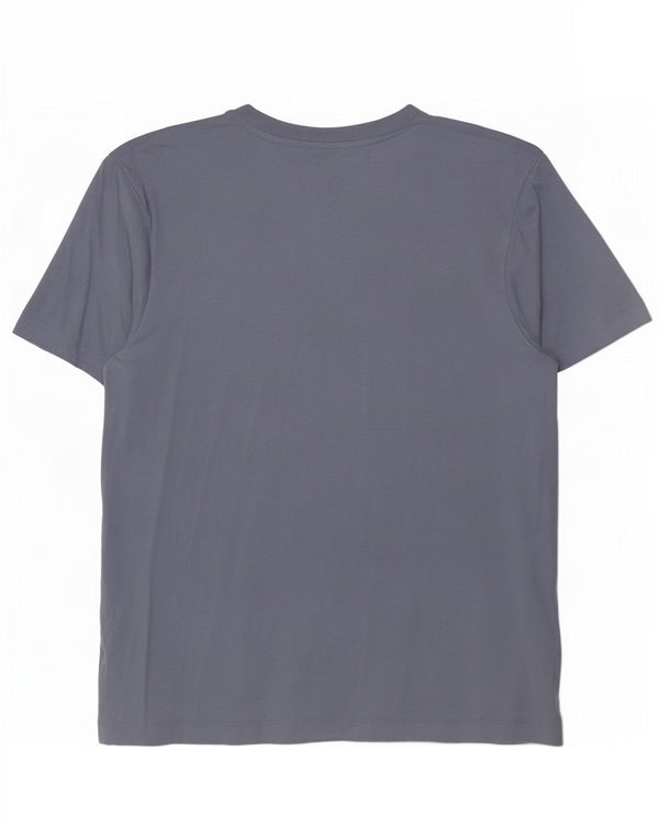 T-shirt grafica da uomo Tommy Hilfiger Top 2XL cotone blu