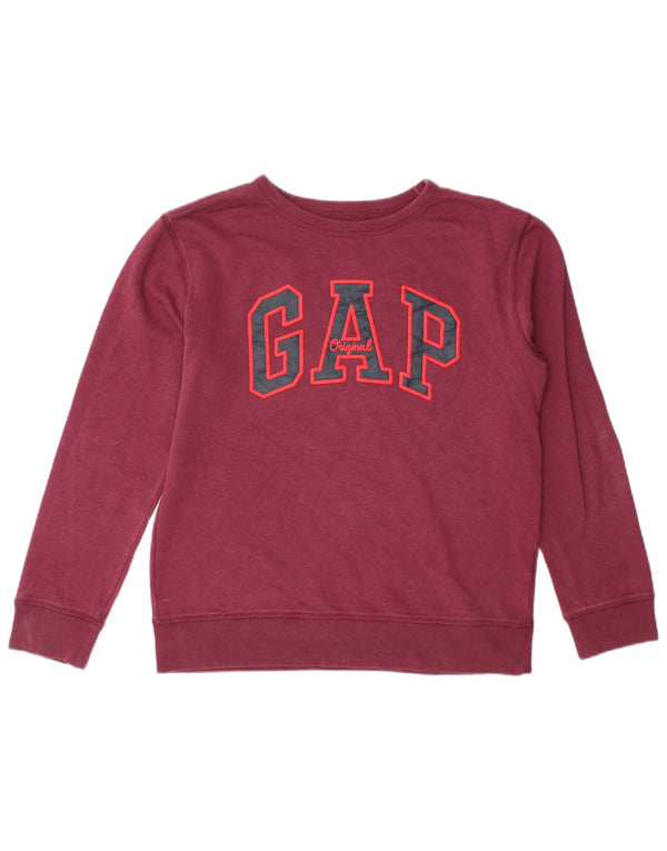 Felpa grafica Gap Boys 14-15 anni 2XL Borgogna