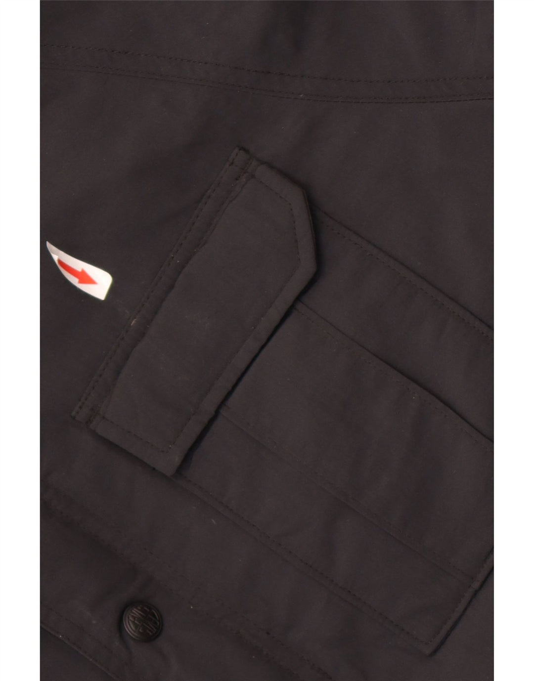 Giacca imbottita con cappuccio da uomo Levi's UK 38 media nera in poliammide