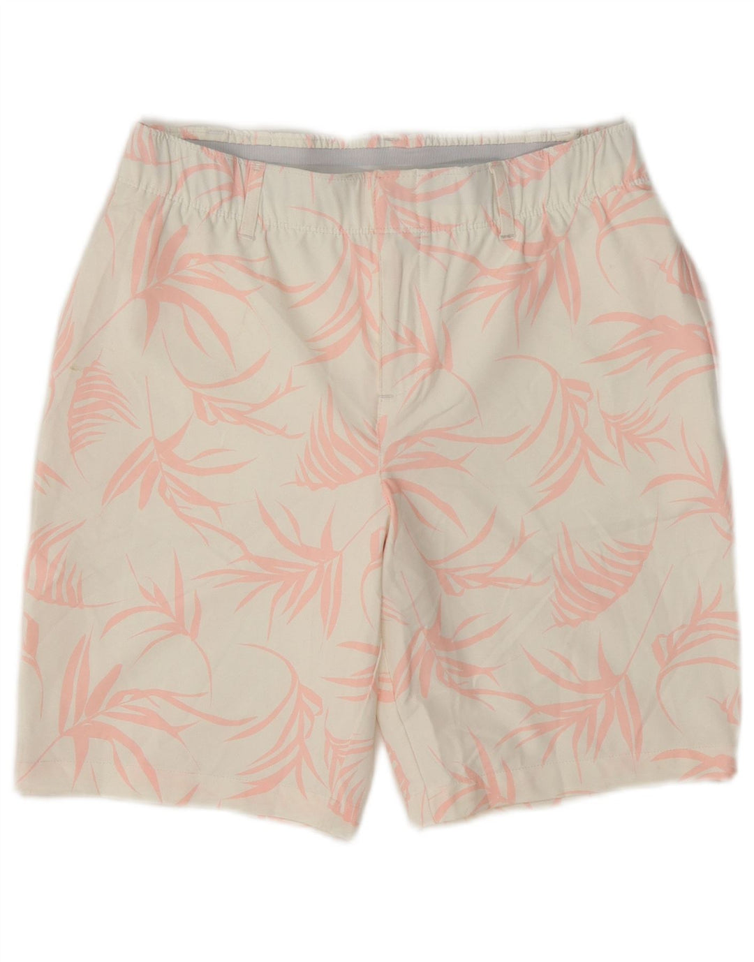 Pantaloncini chino da donna Under Armour US 6 medi W30 bianchi floreali