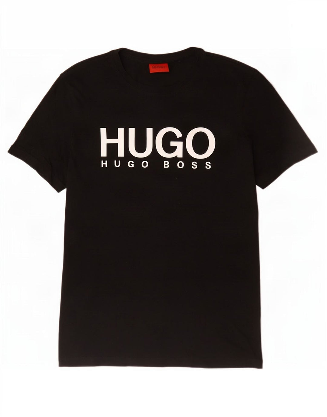 T-shirt grafica da uomo Hugo Boss Top in cotone nero medio