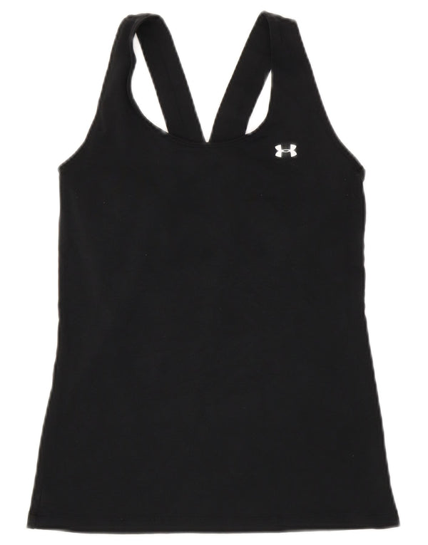 Canottiera Under Armour da donna Heat Gear UK 8 piccola in poliestere nero