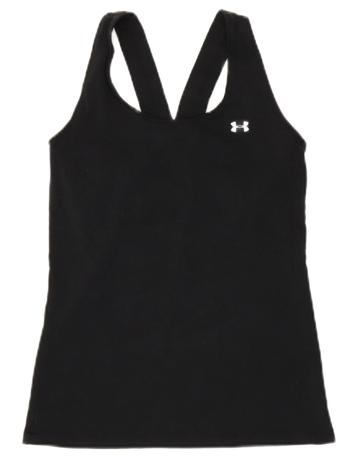 Canottiera Under Armour da donna Heat Gear UK 8 piccola in poliestere nero