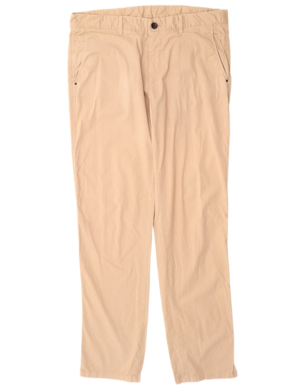 Pantaloni chino slim da uomo Massimo Dutti EU 42 Large W32 L32 Beige