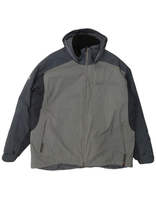 Giacca a vento con cappuccio da uomo Marmot UK 42 XL Grigio Colourblock Sports