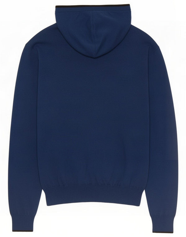 Armani Jeans Maglione da uomo con cappuccio in cotone blu medio