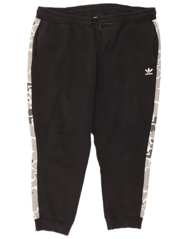 Pantaloni da tuta da uomo Adidas Joggers 2XL cotone mimetico nero