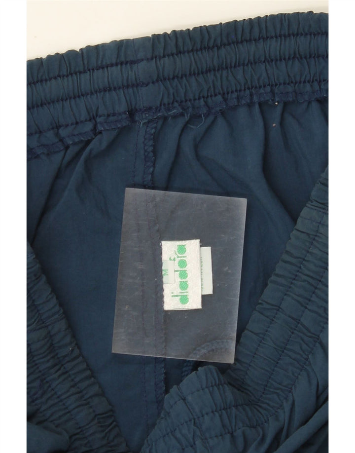 DIADORA Pantaloni Tuta Uomo Joggers Medio Blu Navy Nylon