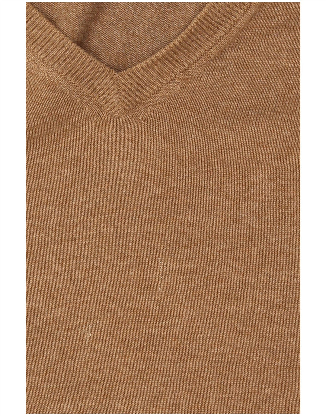 Gant Maglione da uomo con scollo a V XL in cotone marrone