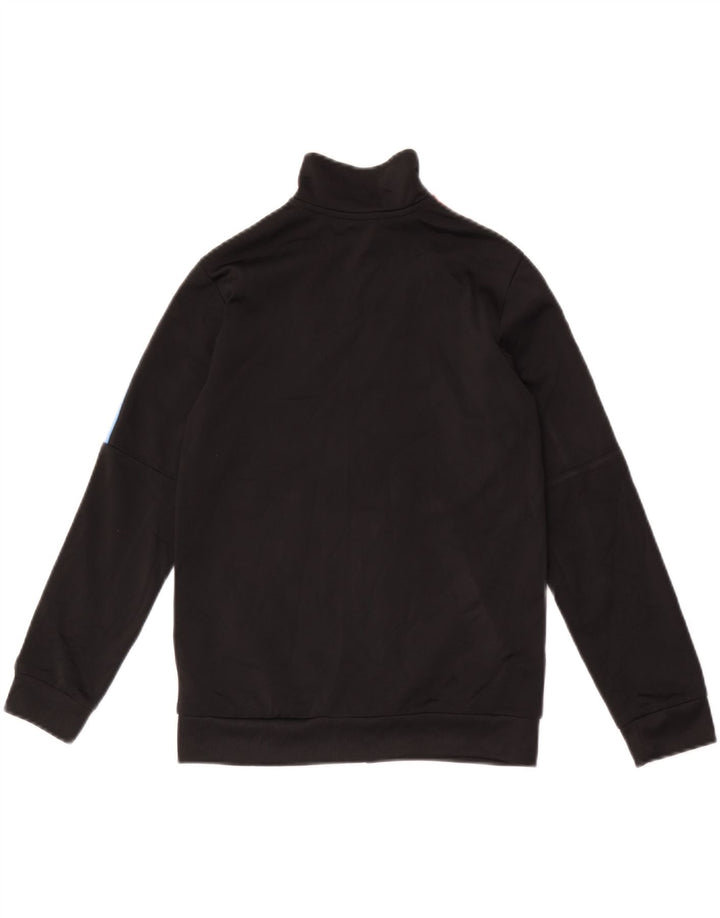 Giacca da tuta da ragazzo Adidas 9-10 anni in poliestere color block nero