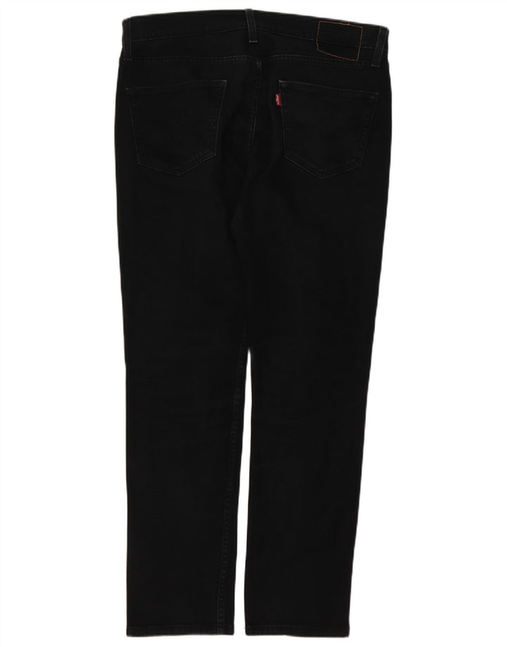 Jeans slim da uomo Levi's W34 L32 cotone nero