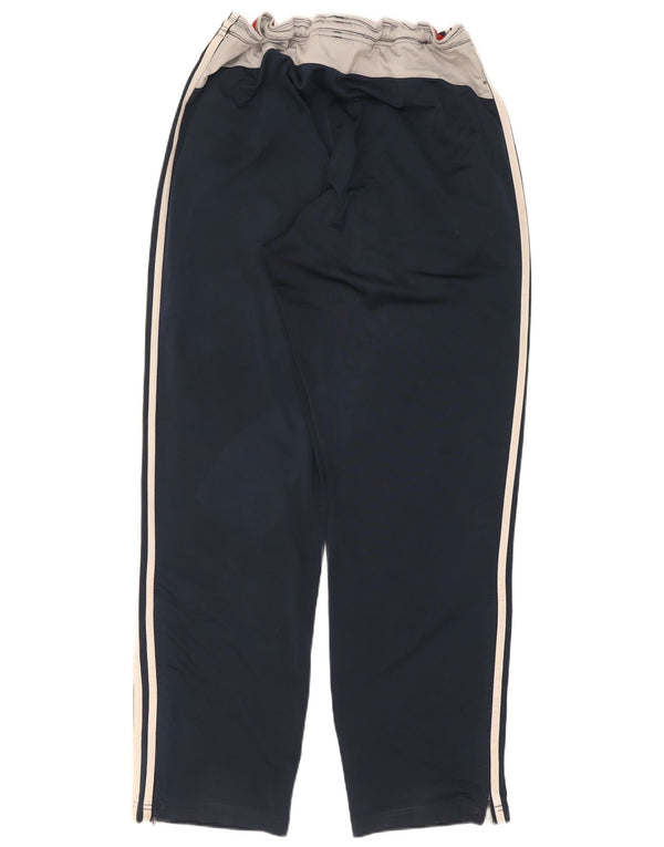 Pantaloni da tuta da uomo Adidas UK 44/46 Large Blu Navy Colourblock