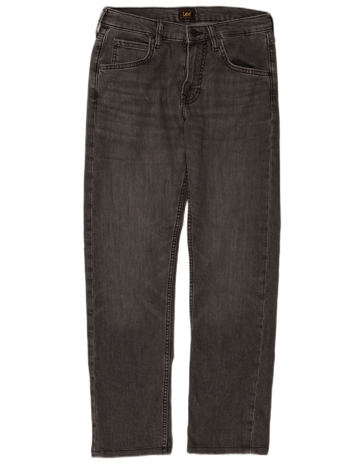 Jeans dritti da uomo Lee Daren Zip Fly W28 L28 cotone grigio