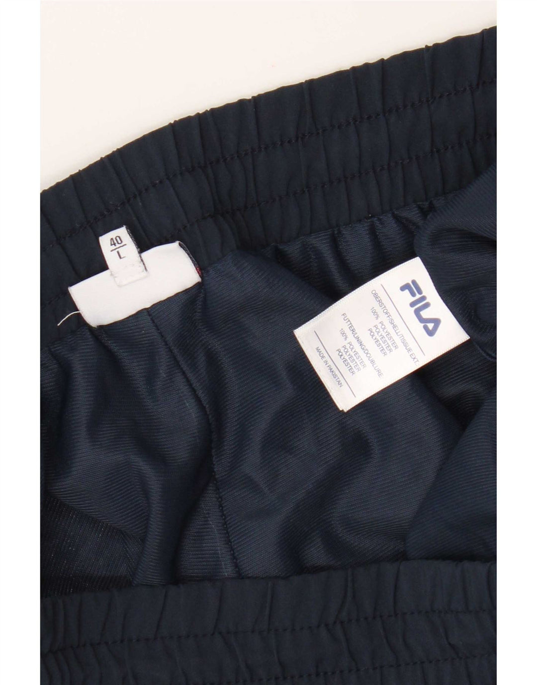 Pantaloncini sportivi da donna Fila UK 16 Large Blu Navy Poliestere