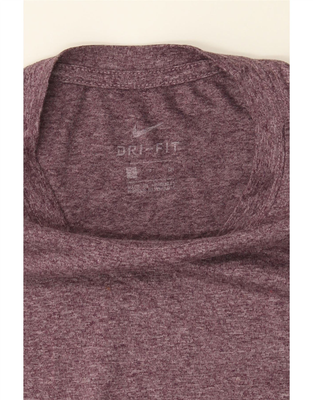 NIKE Mens Dri Fit T-Shirt Top Small Maroon Polyester Vintage Nike and Second-Hand Nike from Messina Hembry 